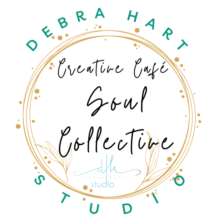 Logo for Creative Café with Debra Hart Studio and SOUL Collective