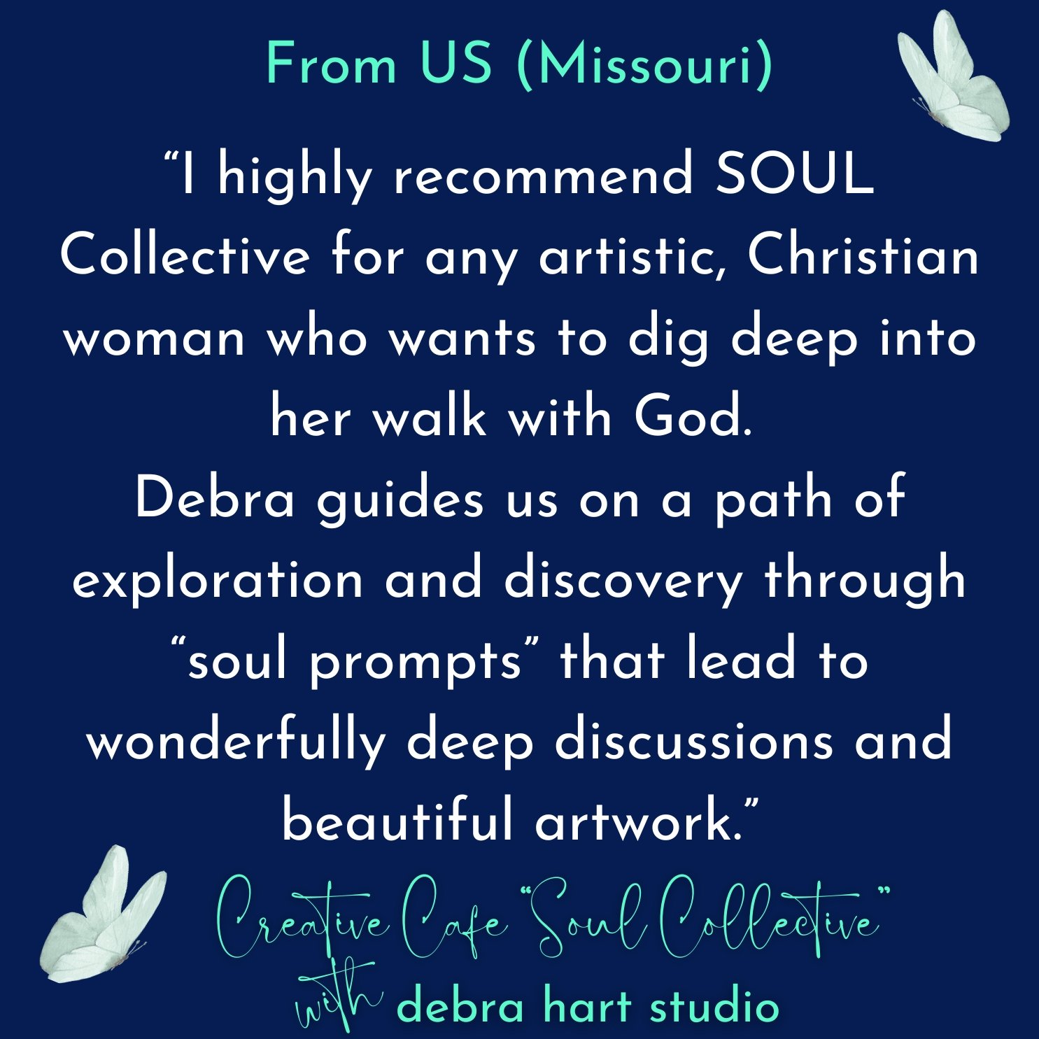 Testimony 1 from Missouri USA for SOUL Collective with Debra Hart Studio