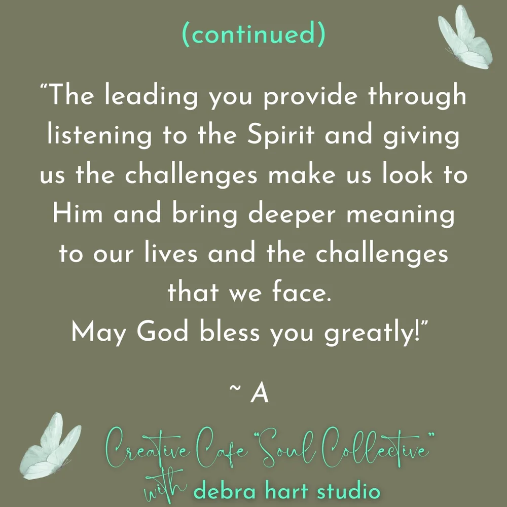 Testimony 3 from Australia for SOUL Collective with Debra Hart Studio