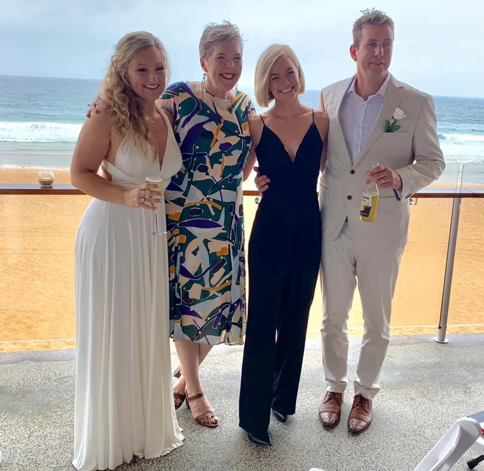 With fellow celebrant Maddy Wilson