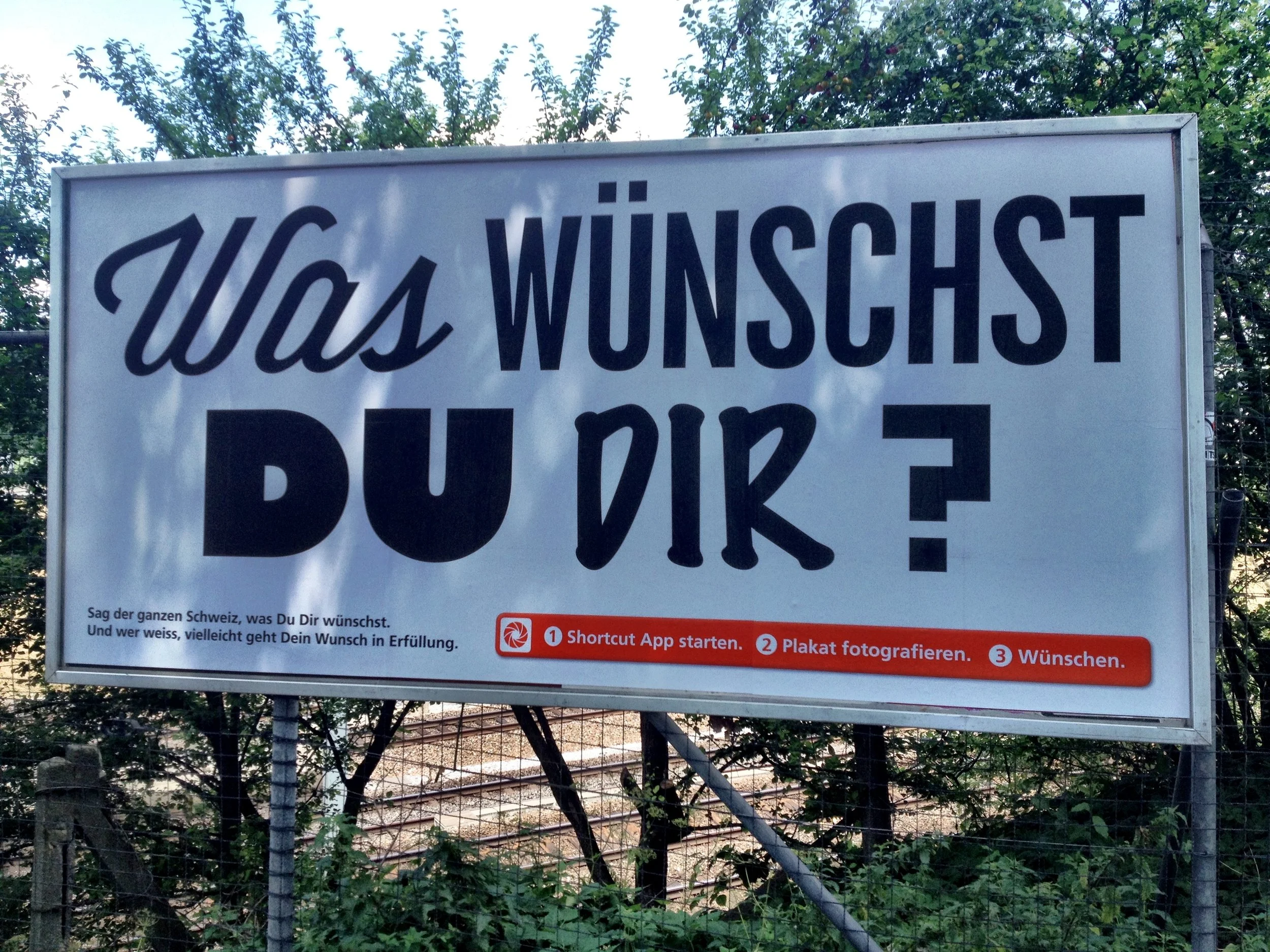 Glück liegt nicht in der Erfüllung, sondern im Streben. Wer nichts will, hat schon verloren. Fotografie: Daniel Frei