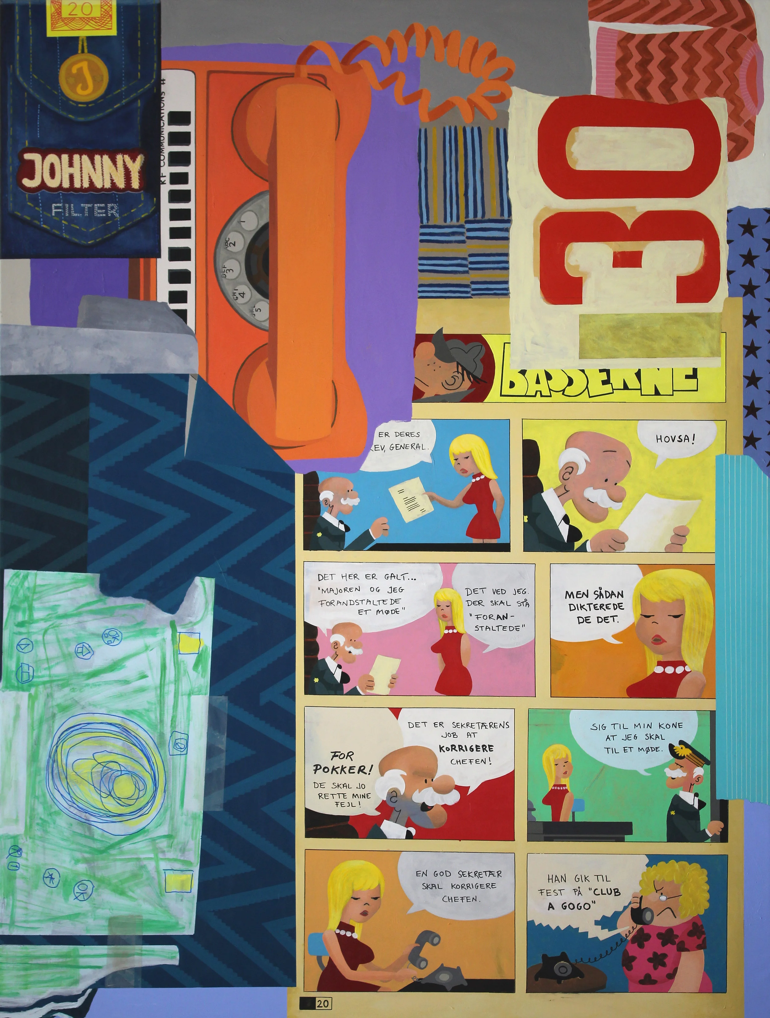 Johnny 03 / Acrylic on canvas / 198 x 150 cm / 2019