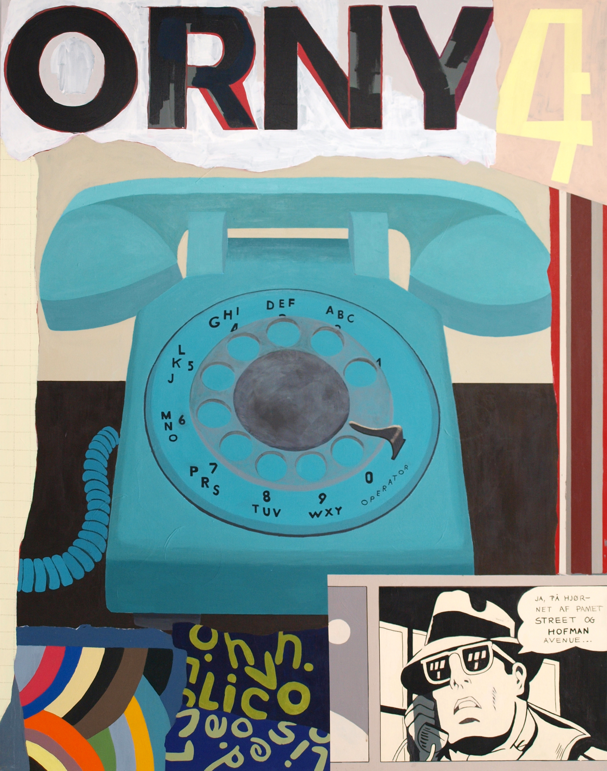 Orny / Acrylic on canvas / 140 x 110 cm / 2017