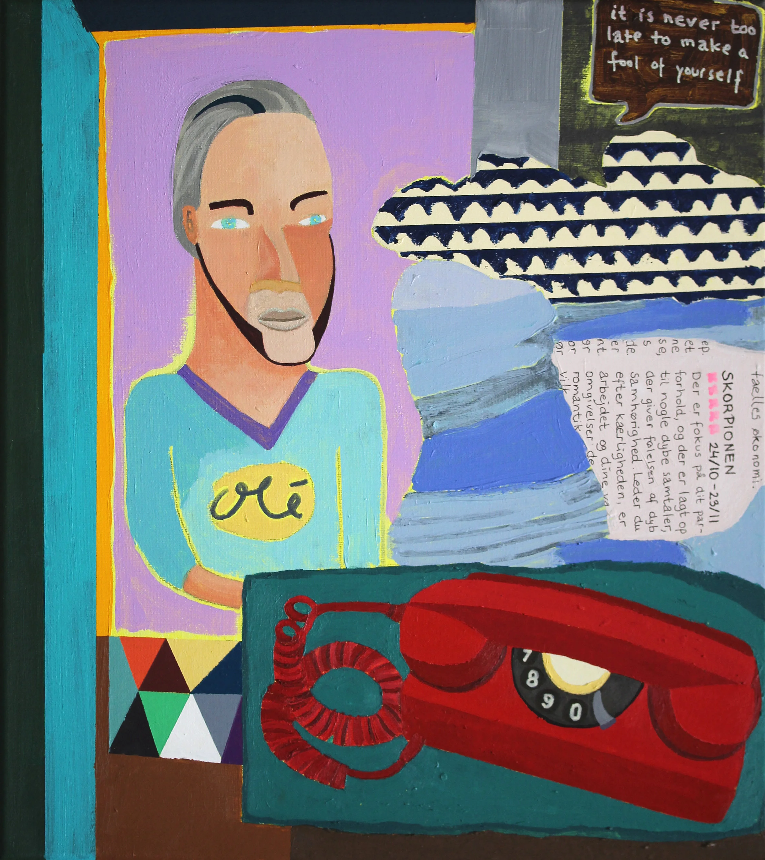 Scorpio / Acrylic on canvas / 45 x 40 cm