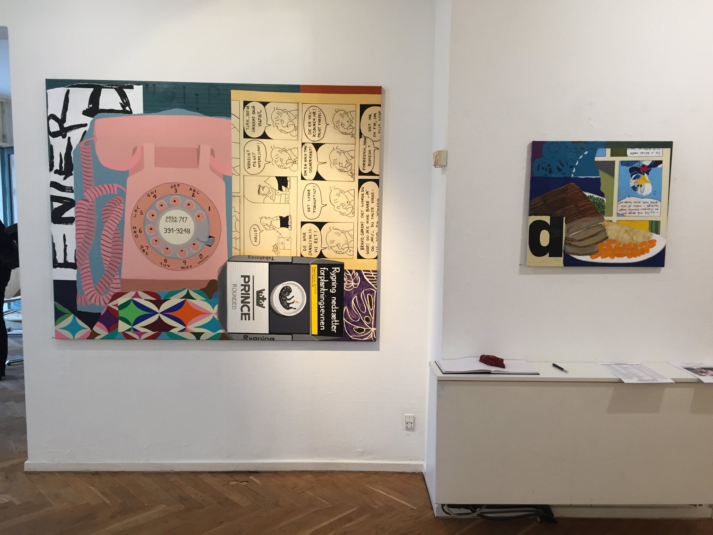 Exhibition view Bredgade Kunsthandel, Denmark