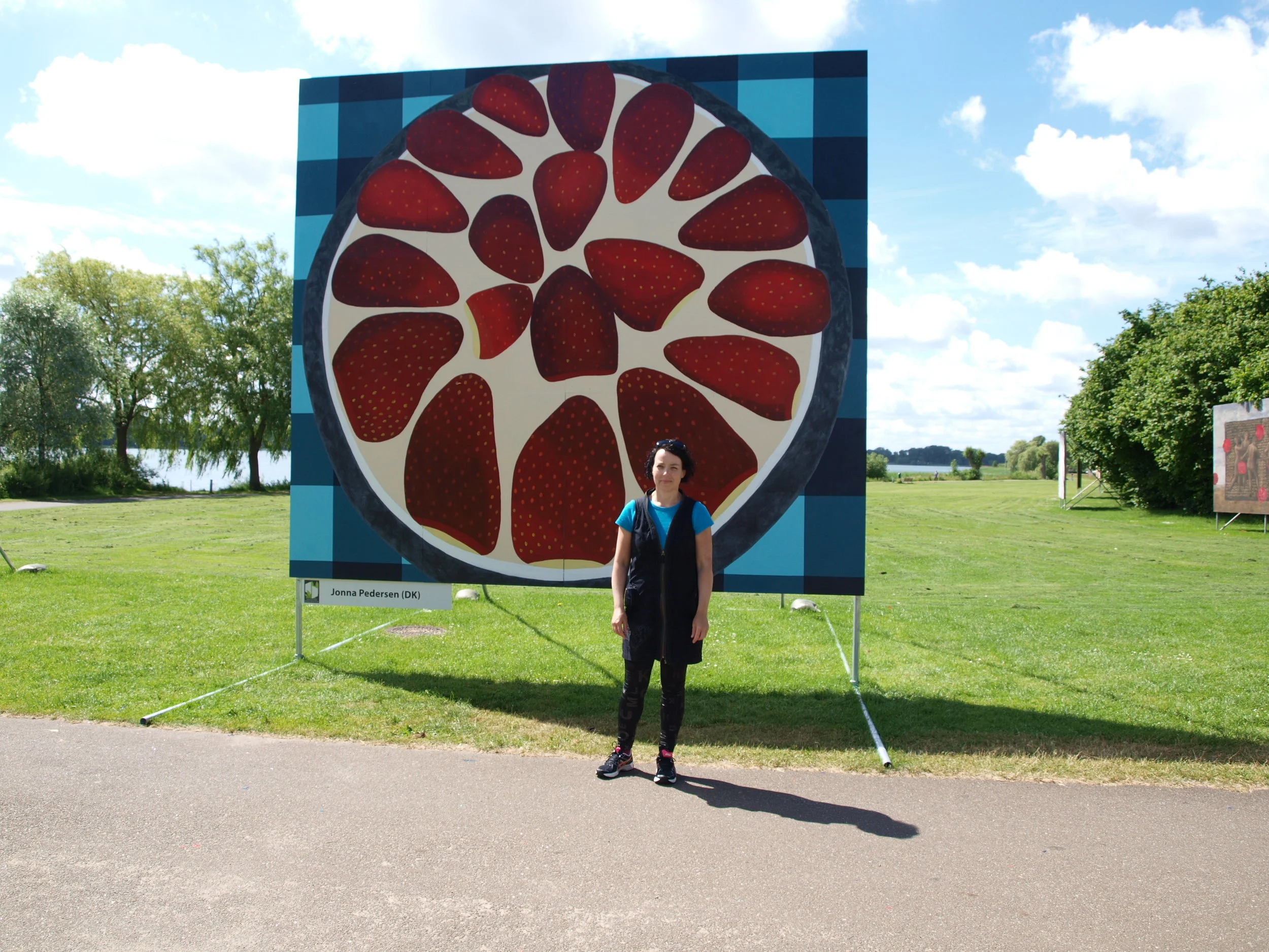 Exhibition view Viborg International Billboard Painting Festival, Denmark