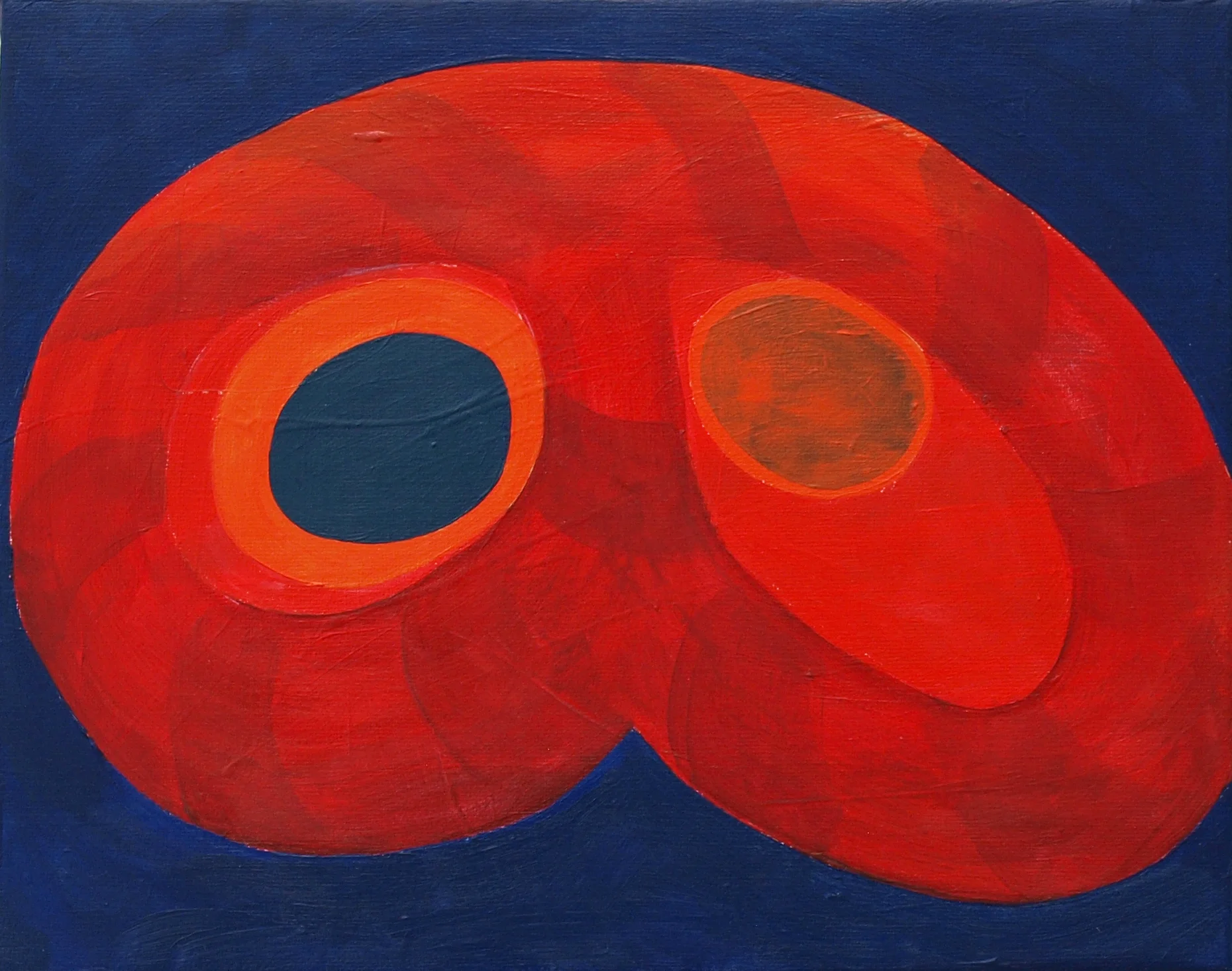 A Jelly Pretzel / Acrylic on canvas / 24 x 30 cm / 2014