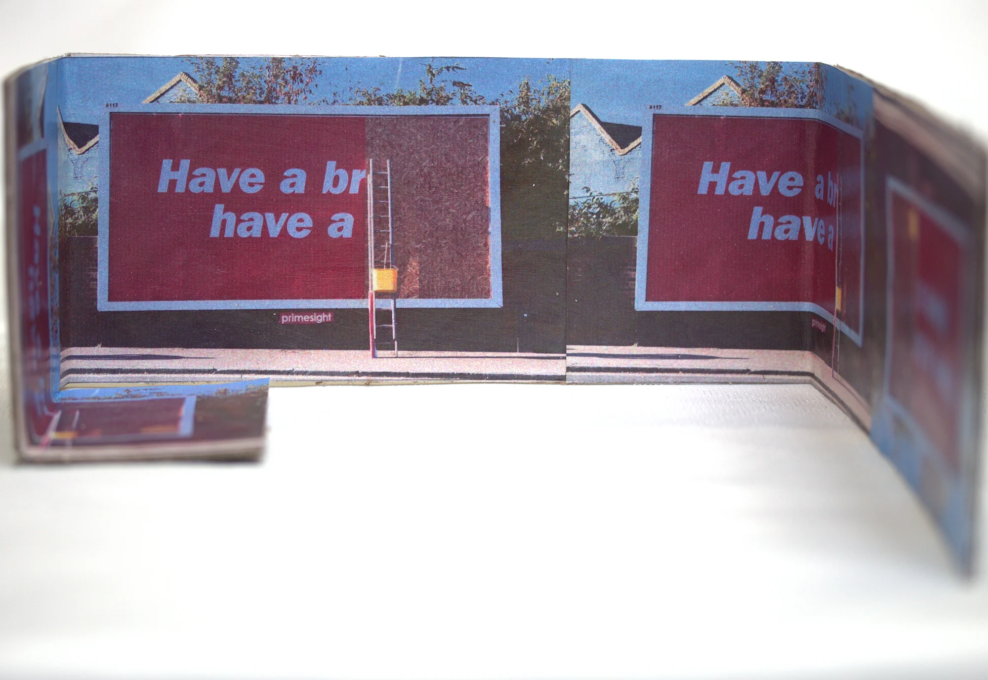 3. You shall remember the Sabbath day, to keep it holy. / Cardboard, paper / 8 x 16 x 20 cm / 2019