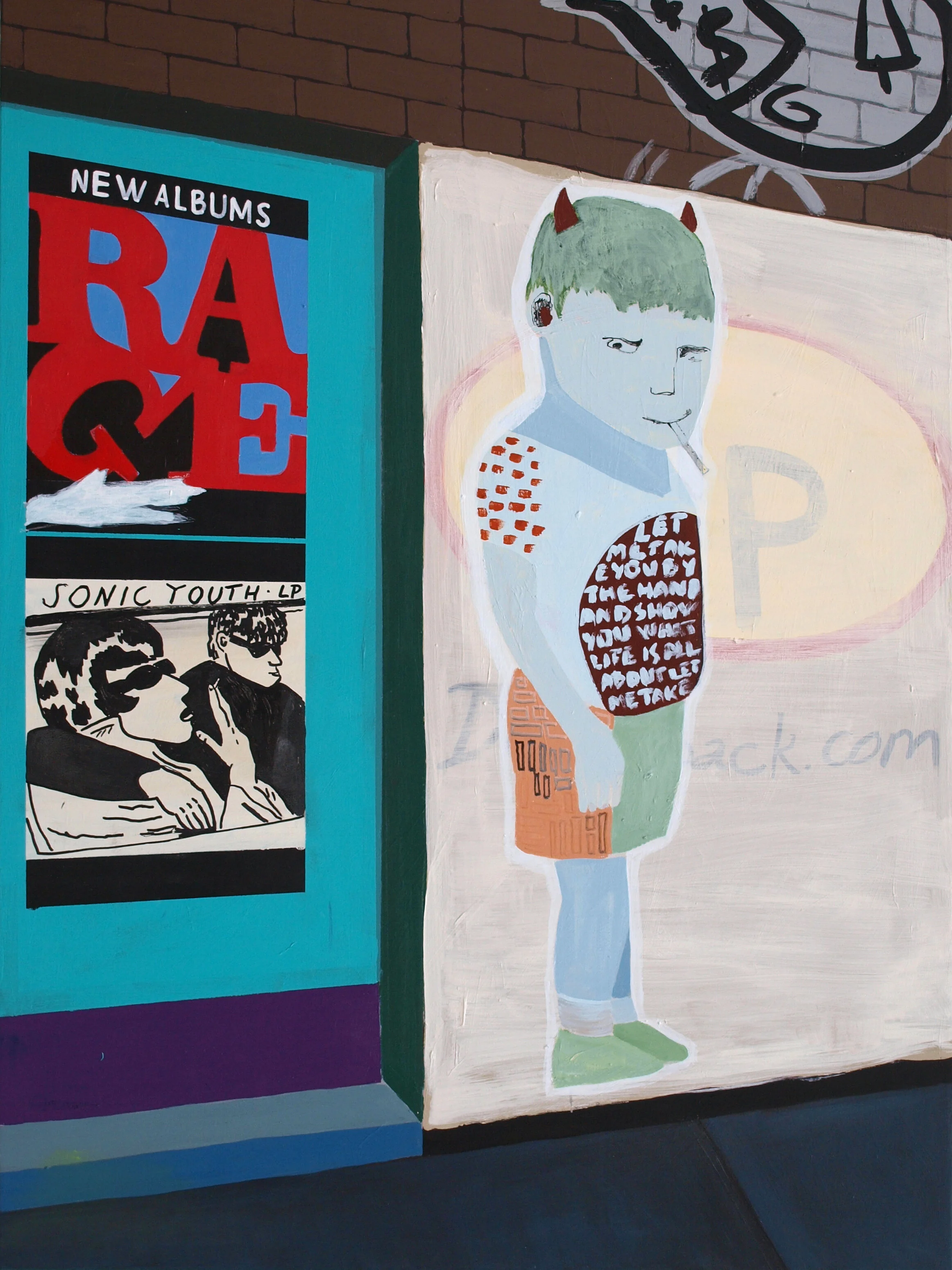 Rage / Acrylic on canvas / 80 x 60 cm / 2013