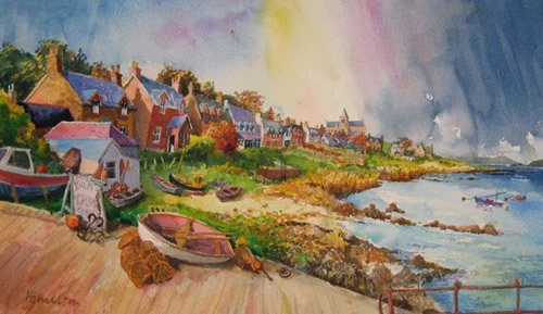 after the rain Iona watercolour 12x21.JPG