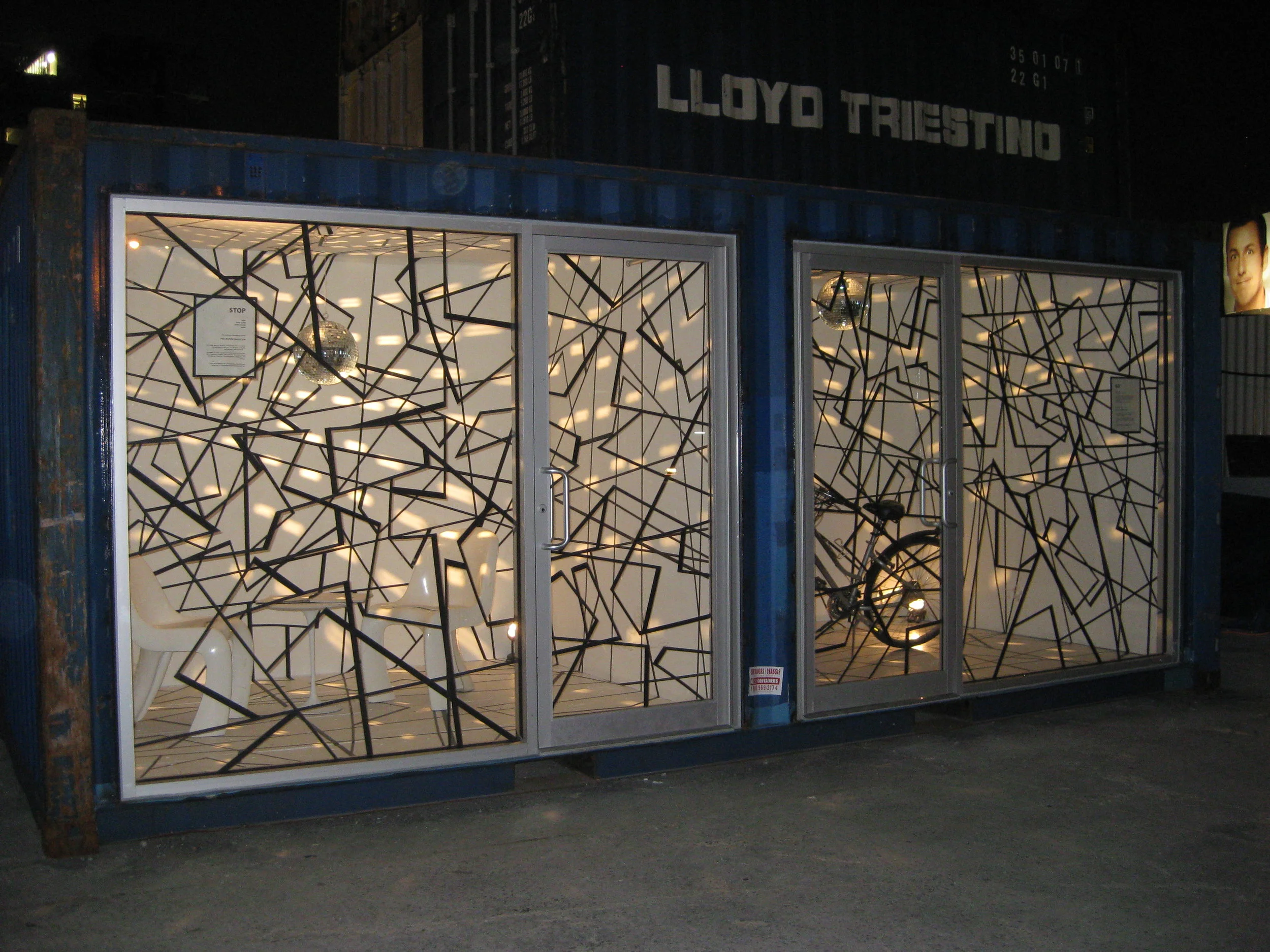 Dekalb Brooklyn NYC - shipping container