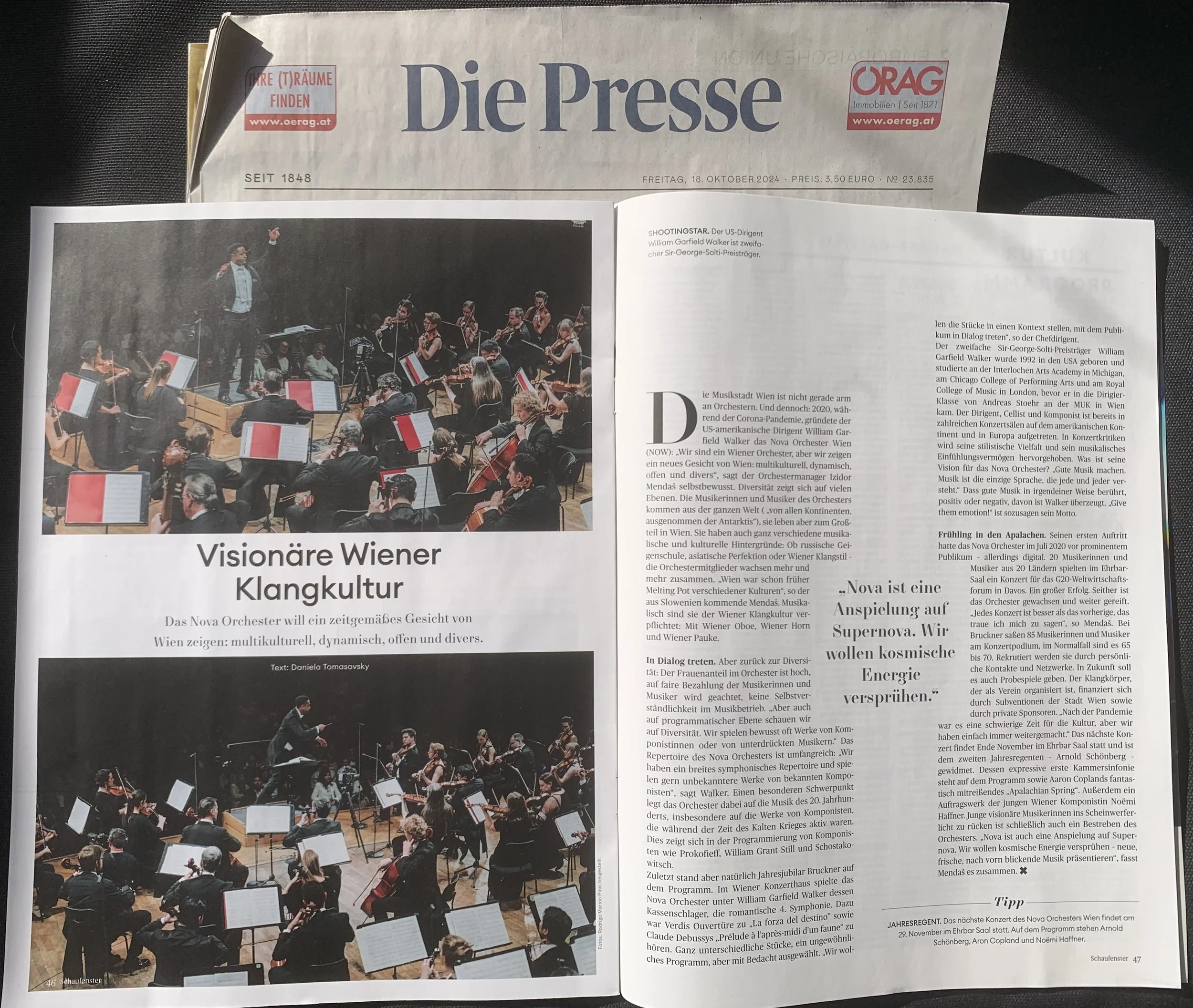 William Garfield Walker in Die Presse