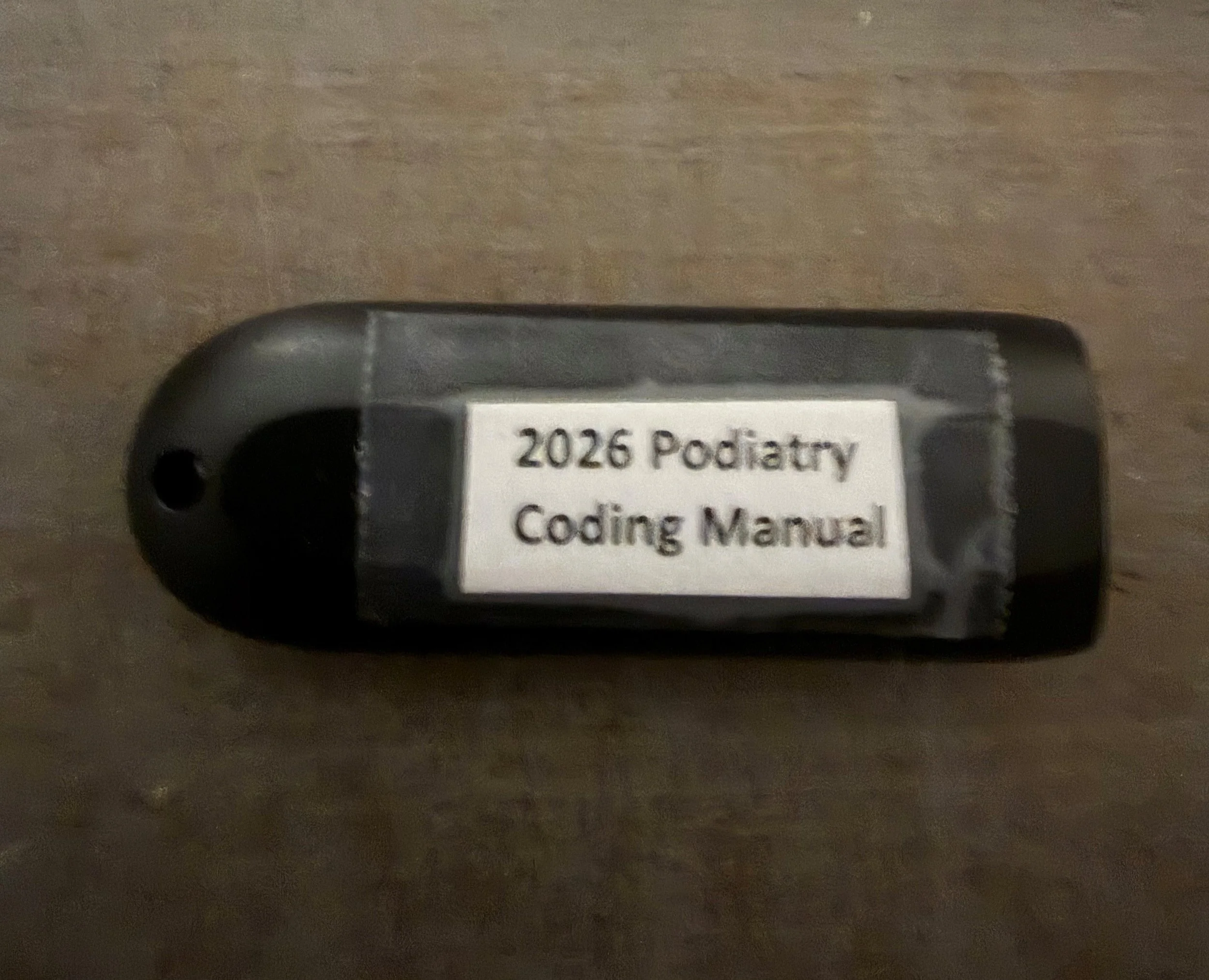 2026 Podiatry Coding Manual- Flash Drive Format