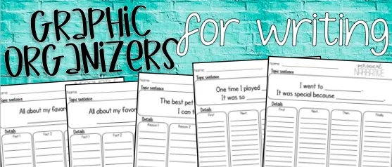 graphic organizers for writing 