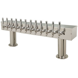 Double Pedestal 12 Faucets