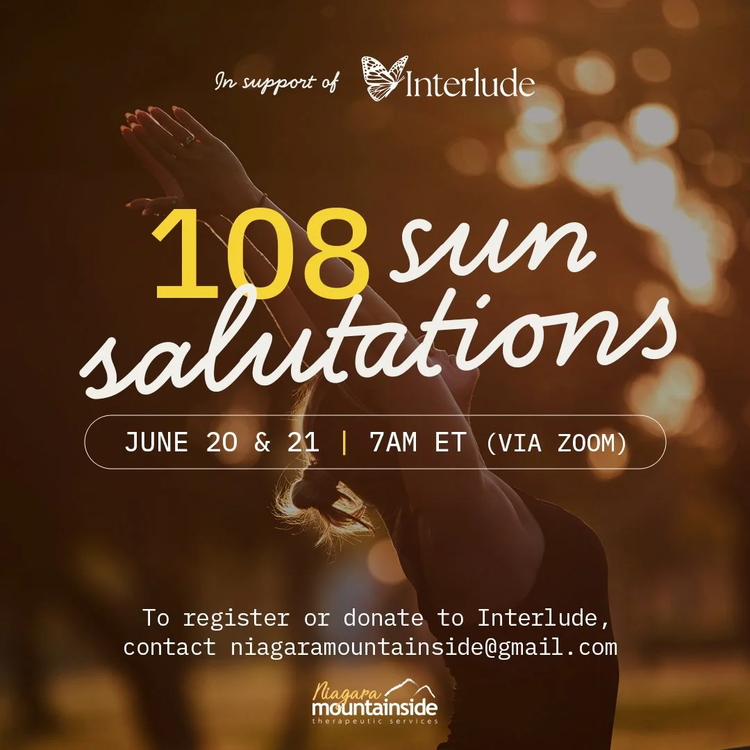 a yoga Fundraising event for maison interlude house 