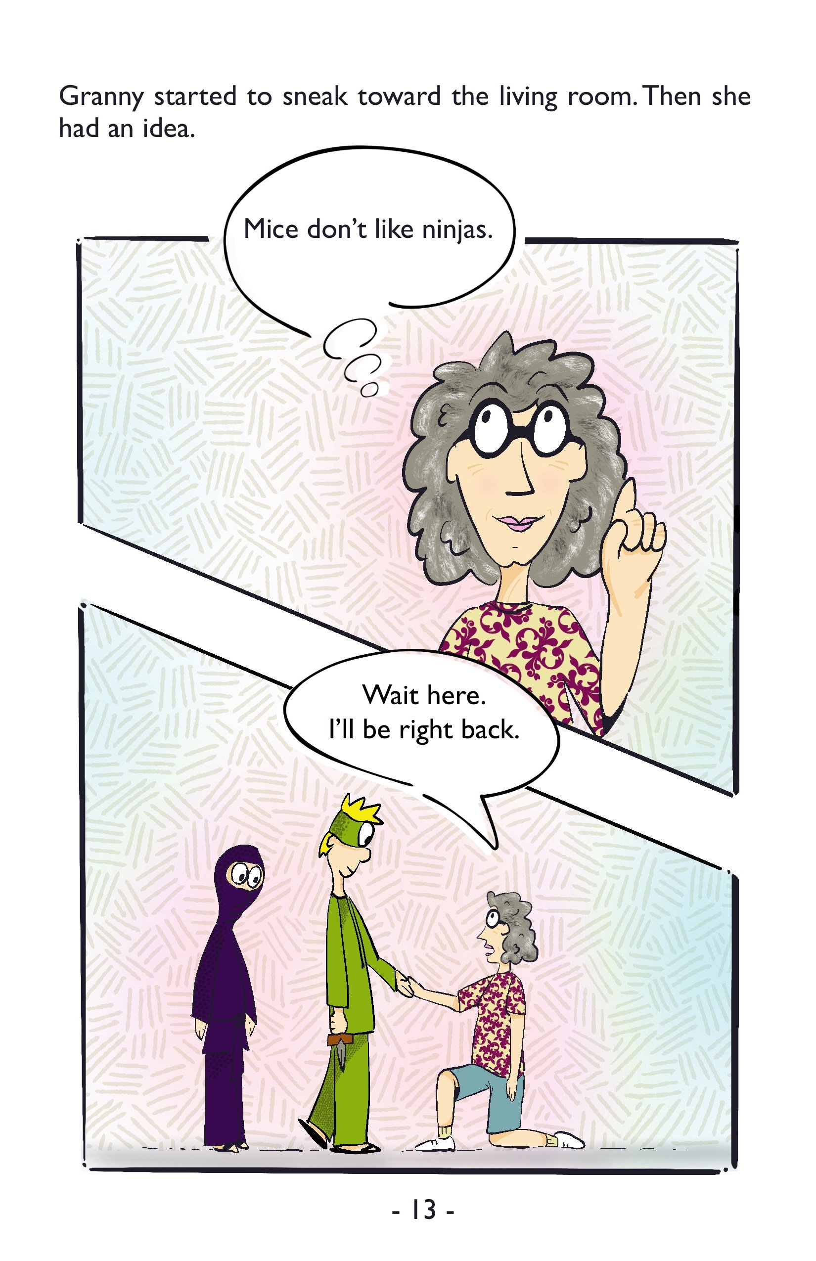 A Short Ninja Granny Comic — AJ Kormon | Children's Books & Illustrations