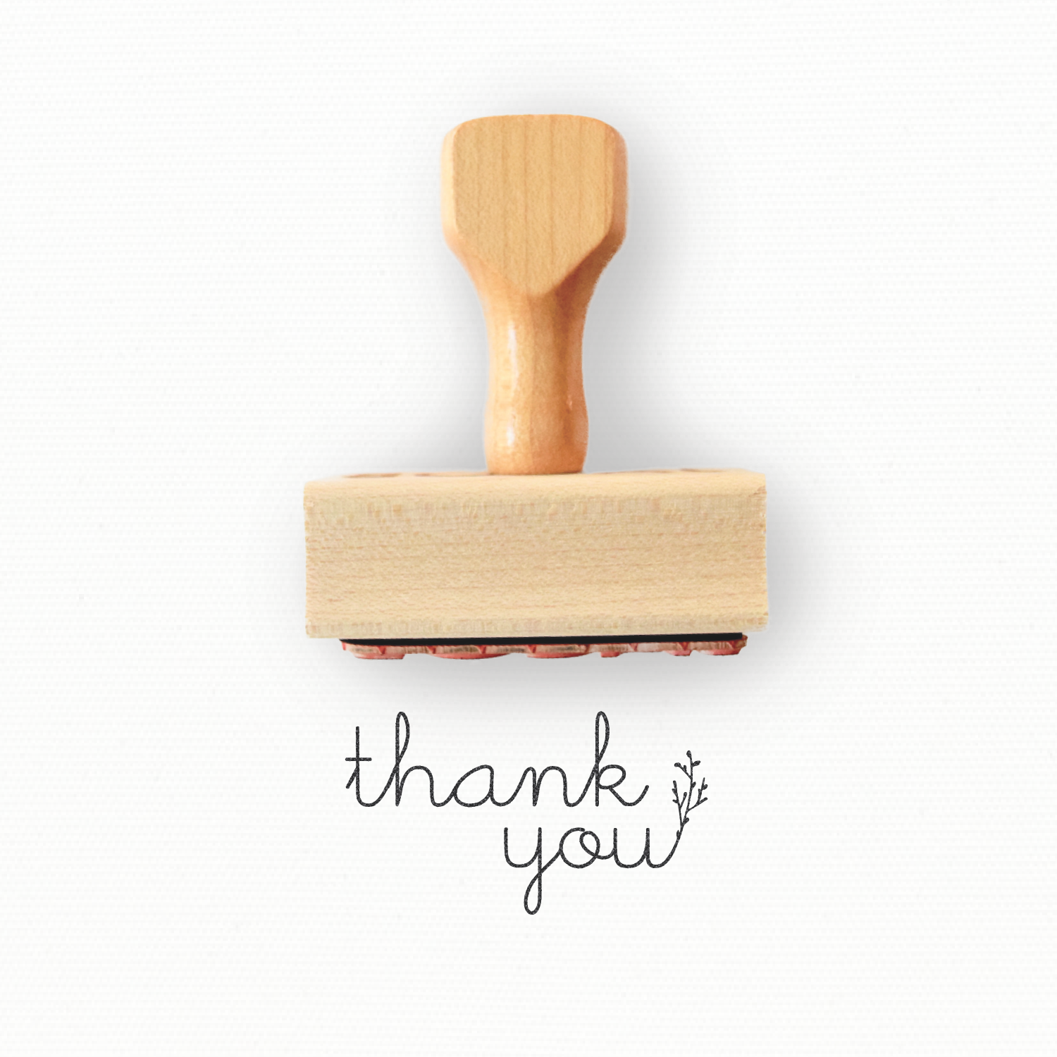 Rubber Stamp - Thank You Stamp - Branch - Branch Collection