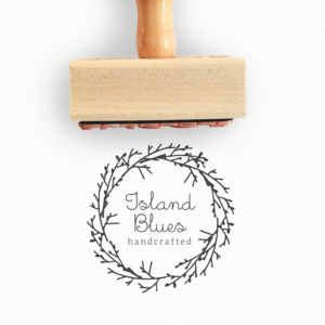 Handmade in.. Custom Stamp | Made In Premade Logo Rubber Stamp | Custom  Rubber Stamp | Logo Design Custom Stamp | Clean Simple Logo Birds — Modern