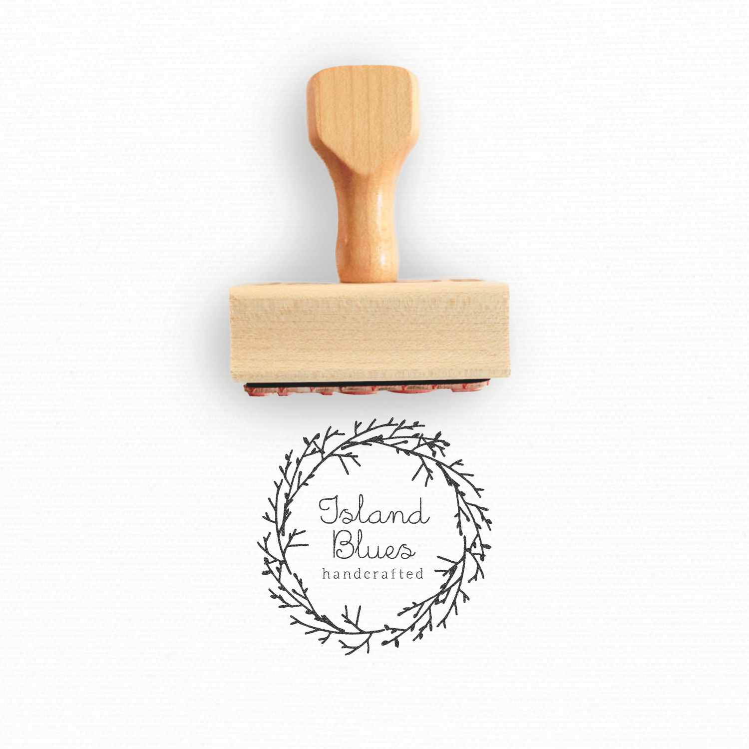 Branch Collection Custom Rubber Stamps by Modern Maker LLC_Branch Border Logo Stamp.png