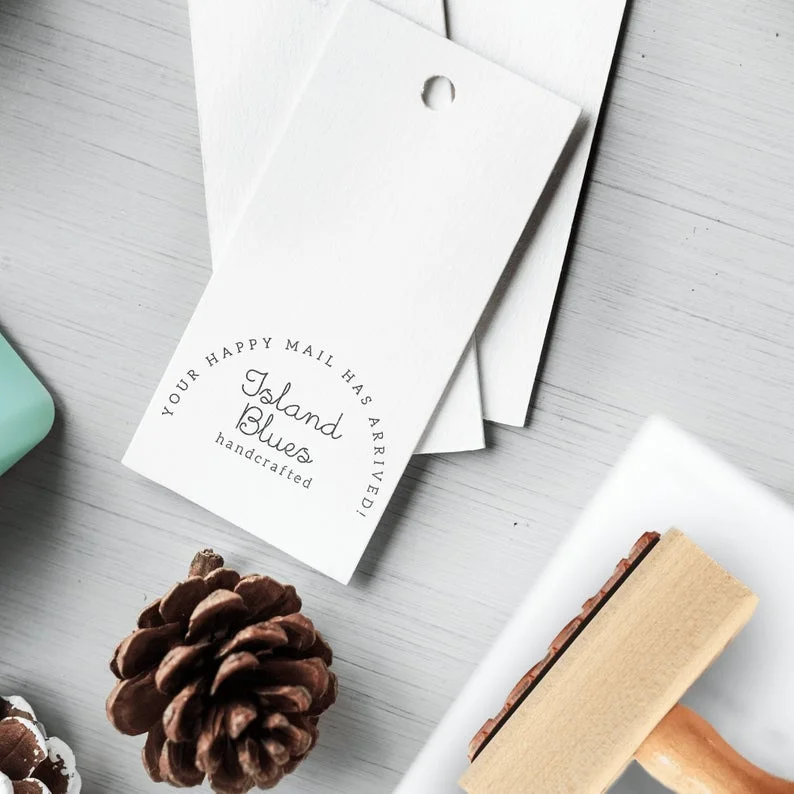 Custom Stamp - Happy Mail Stamp - Branch Collection