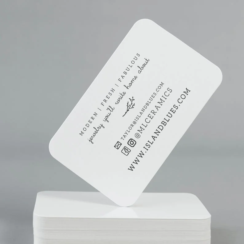 Custom Stamp - Business Card Stamp - Branch Collection