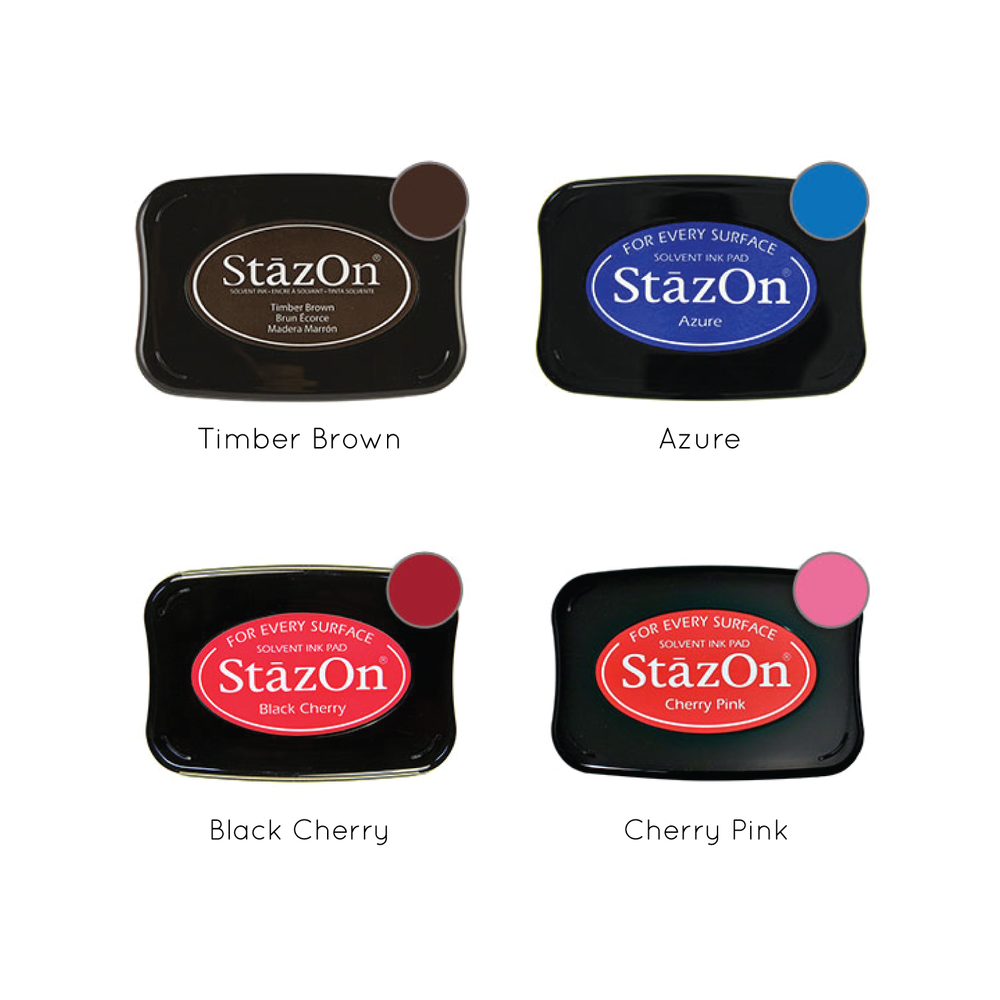 StazOn Solvent Ink Pad-Saddle Brown 