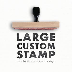 Large Custom Stamp 15x15 cm