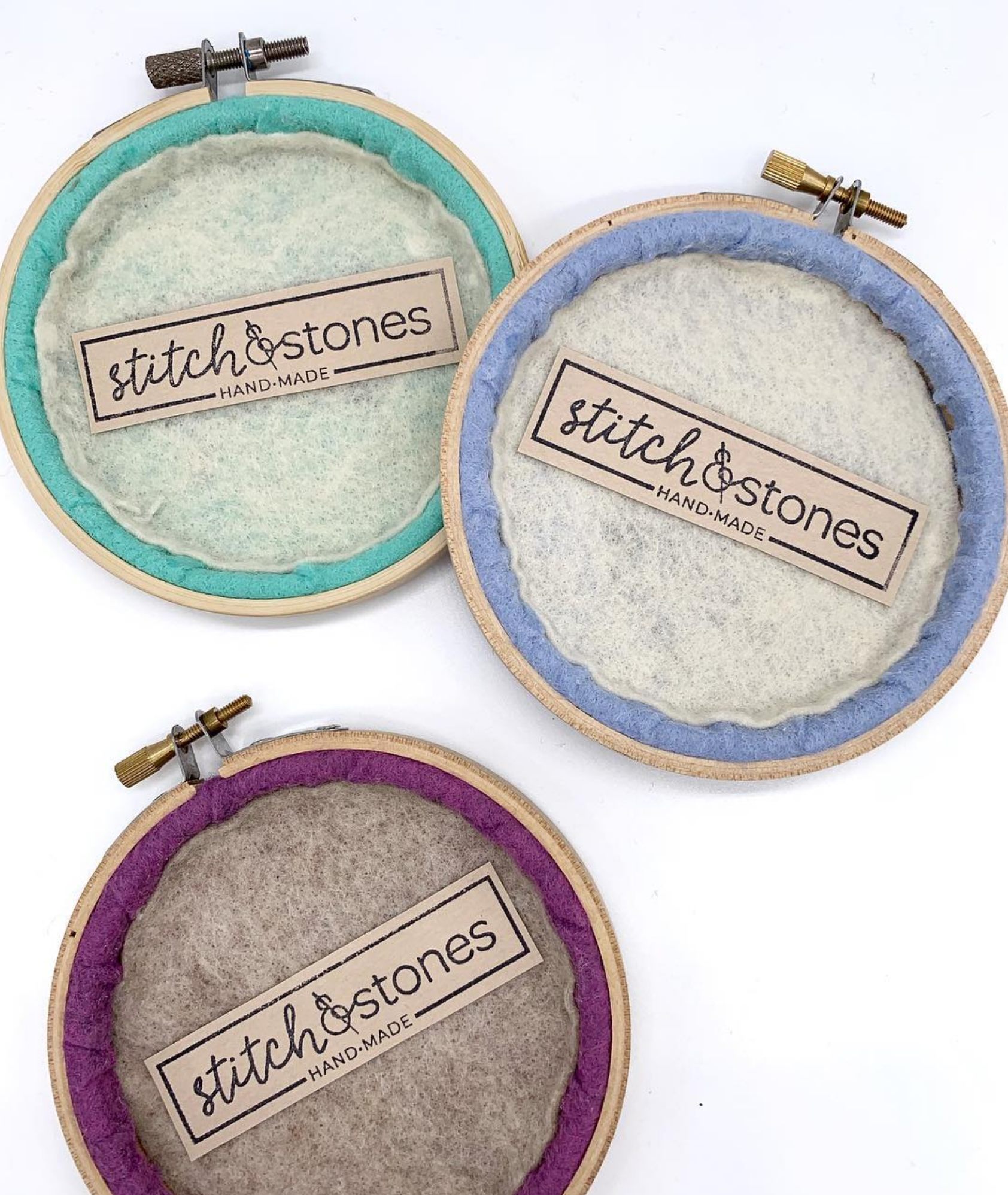 “I truly love backing my hoops! ..get yourself a custom stamp from @creatiate 💗”~ @stich.and.stones