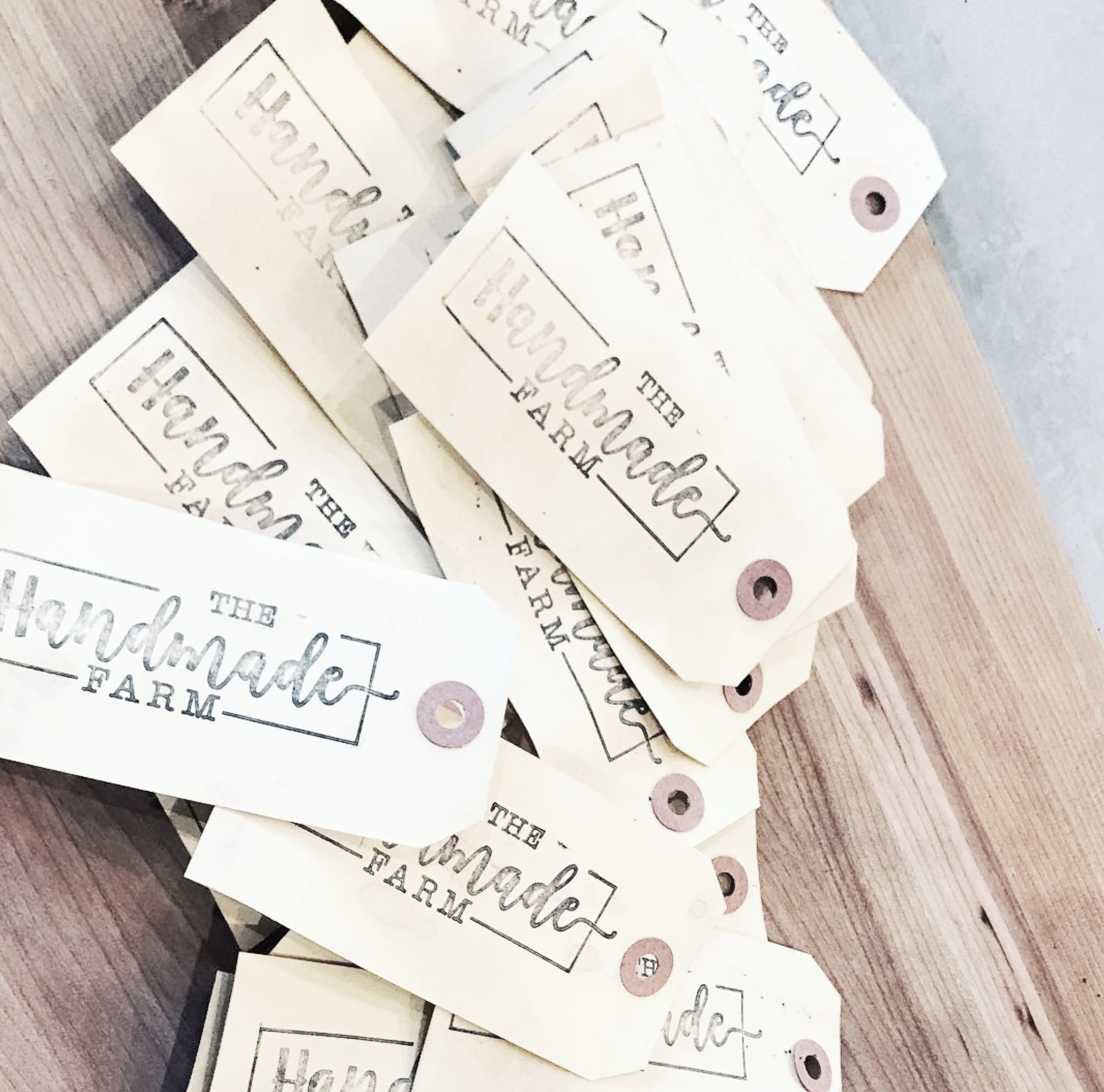 “❤️ my new custom stamp from @creatiate Thank you so much @creatiate”~thehandmadefarm