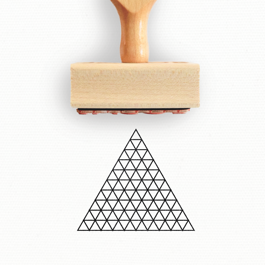Rubber Stamp - Triangle Habit Tracker - Planner Stamp by Modern Maker Stamps
