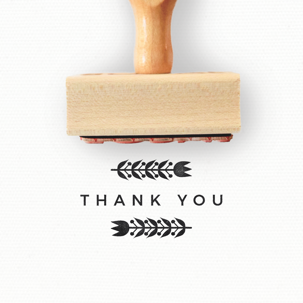 Custom Rubber Stamps - Packaging Stamps - Folksy Collection - Small Biz Starter Set #3 by Modern Maker Stamps
