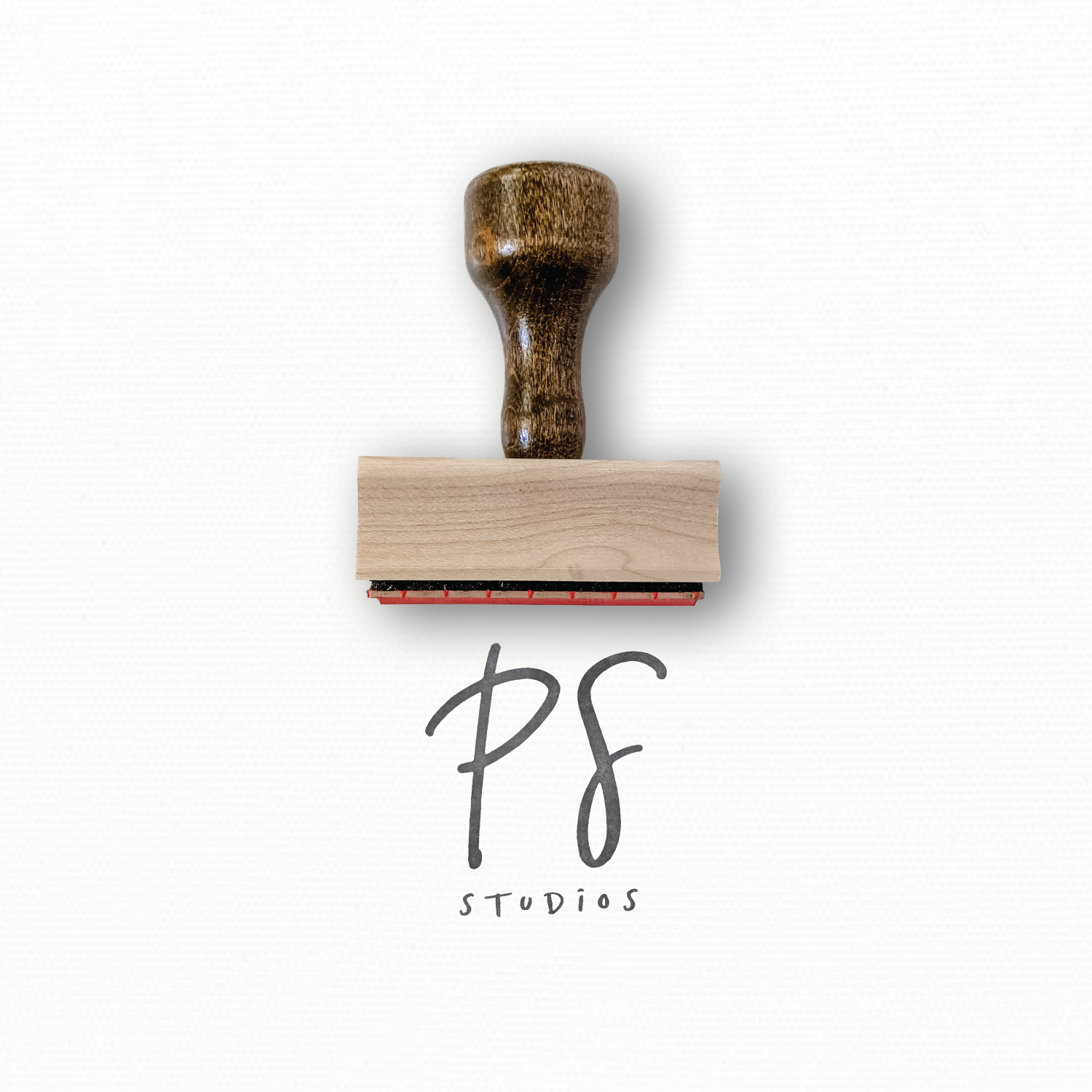 Custom Stamp - Initials Logo Stamp - Porter Collection by Modern Maker Stamps