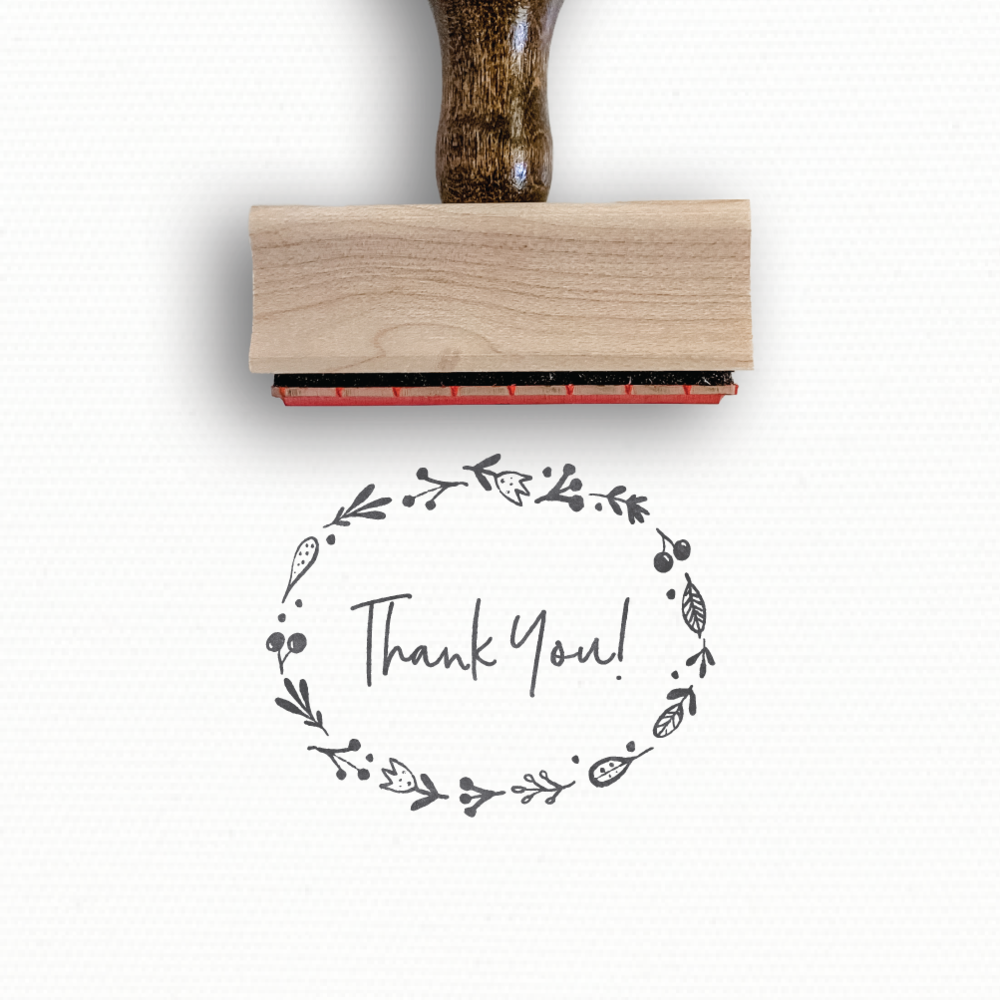 Rubber Stamp - Thank You Stamp - Porter Collection — Modern Maker