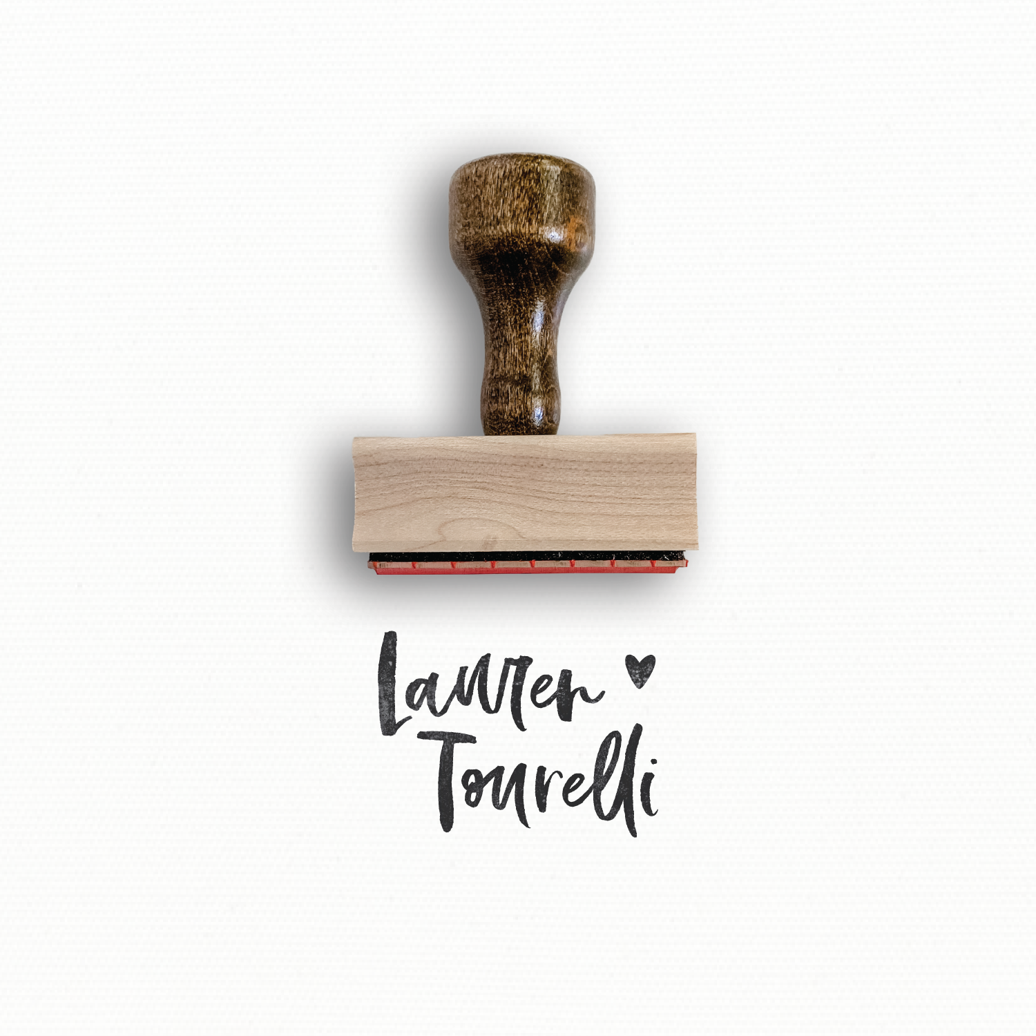 Custom Stamp - Hand Lettered Name Stamp - Calli Collection by Modern Maker Stamps