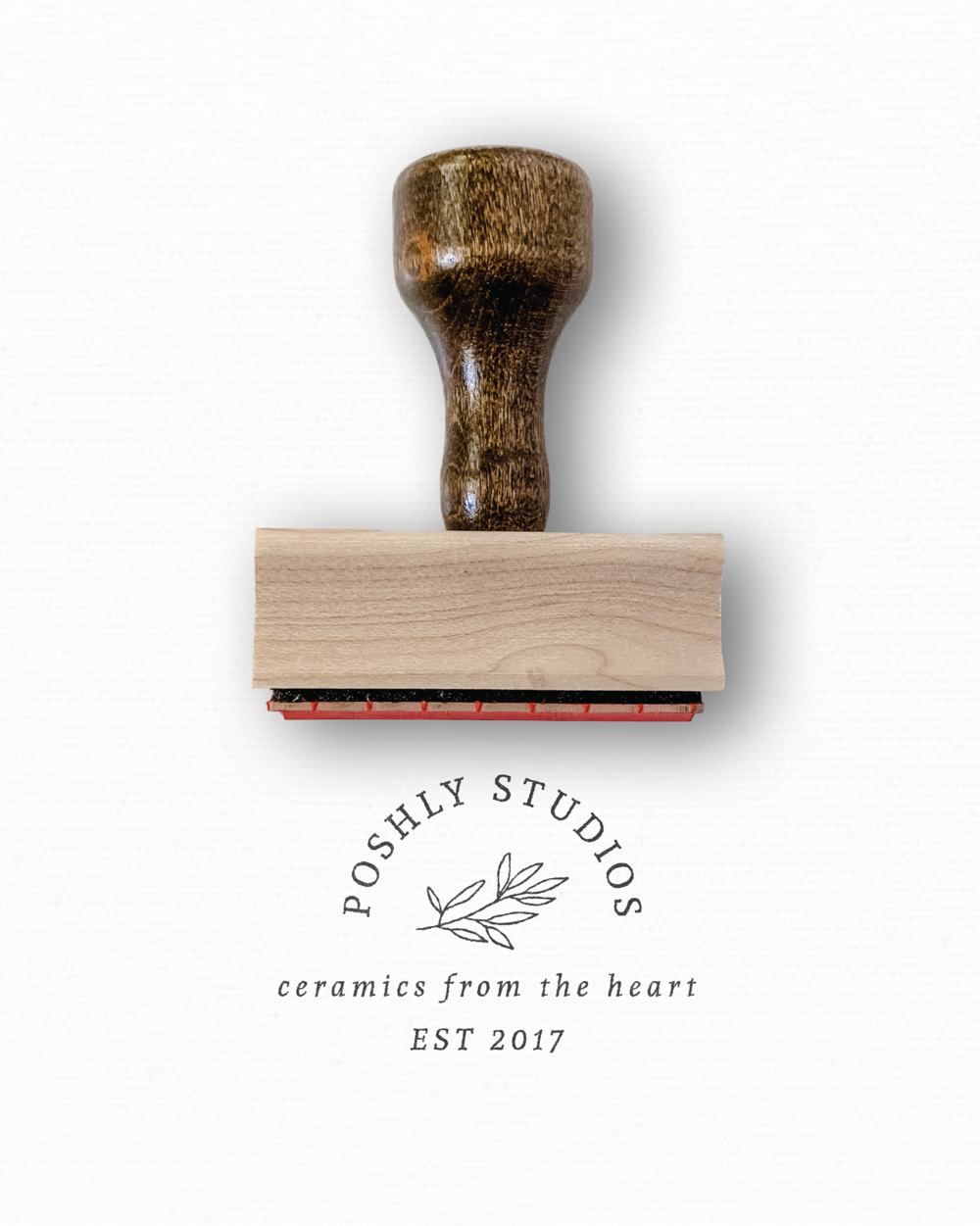 Custom Stamp - Natural Ceramics Studio - Logo Stamp — Modern Maker