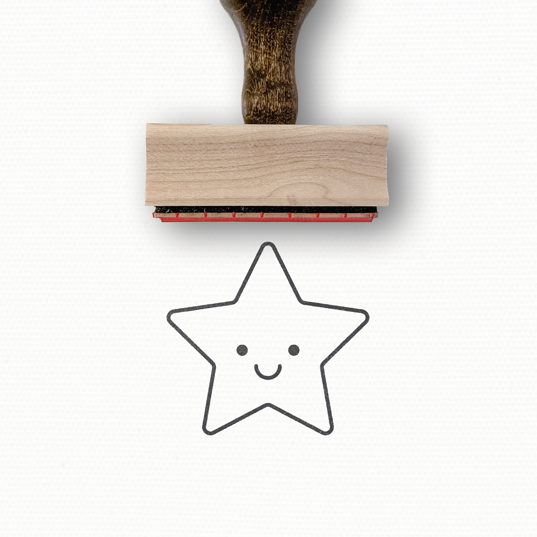 Rubber Stamp - Smile Star — Modern Maker Stamps