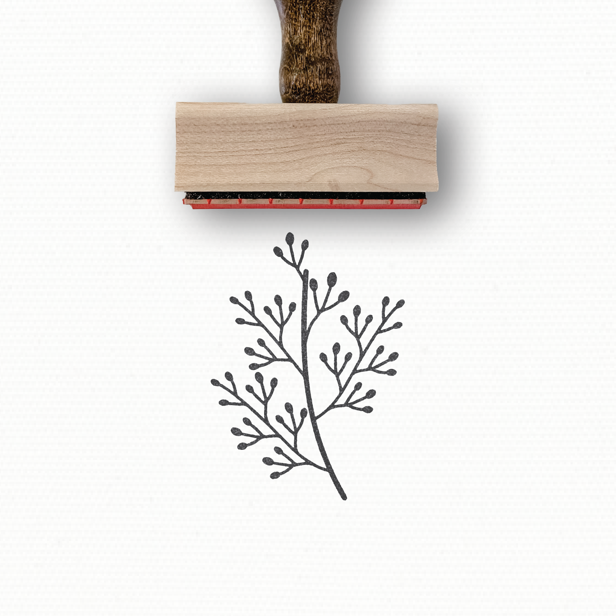 Rubber Stamp - Hand Drawn Branch