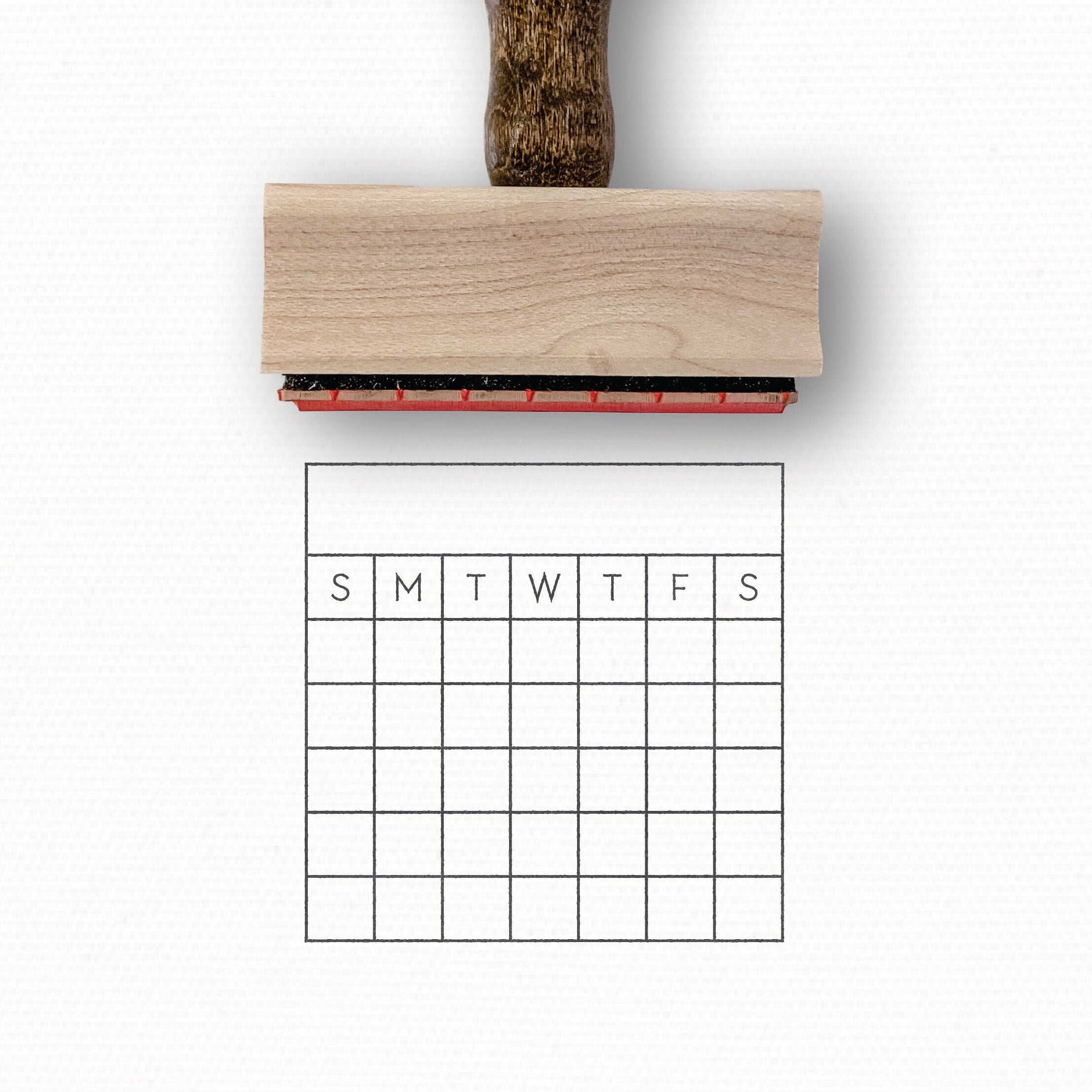 Perpetual Calendar Rubber Stamp — Modern Maker Stamps