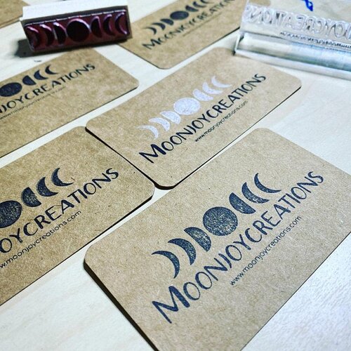 Simple Business Name Stamp, a Large Custom Logo Rubber Stamp designed by  Modern Maker Stamps | 0105 — Modern Maker Stamps