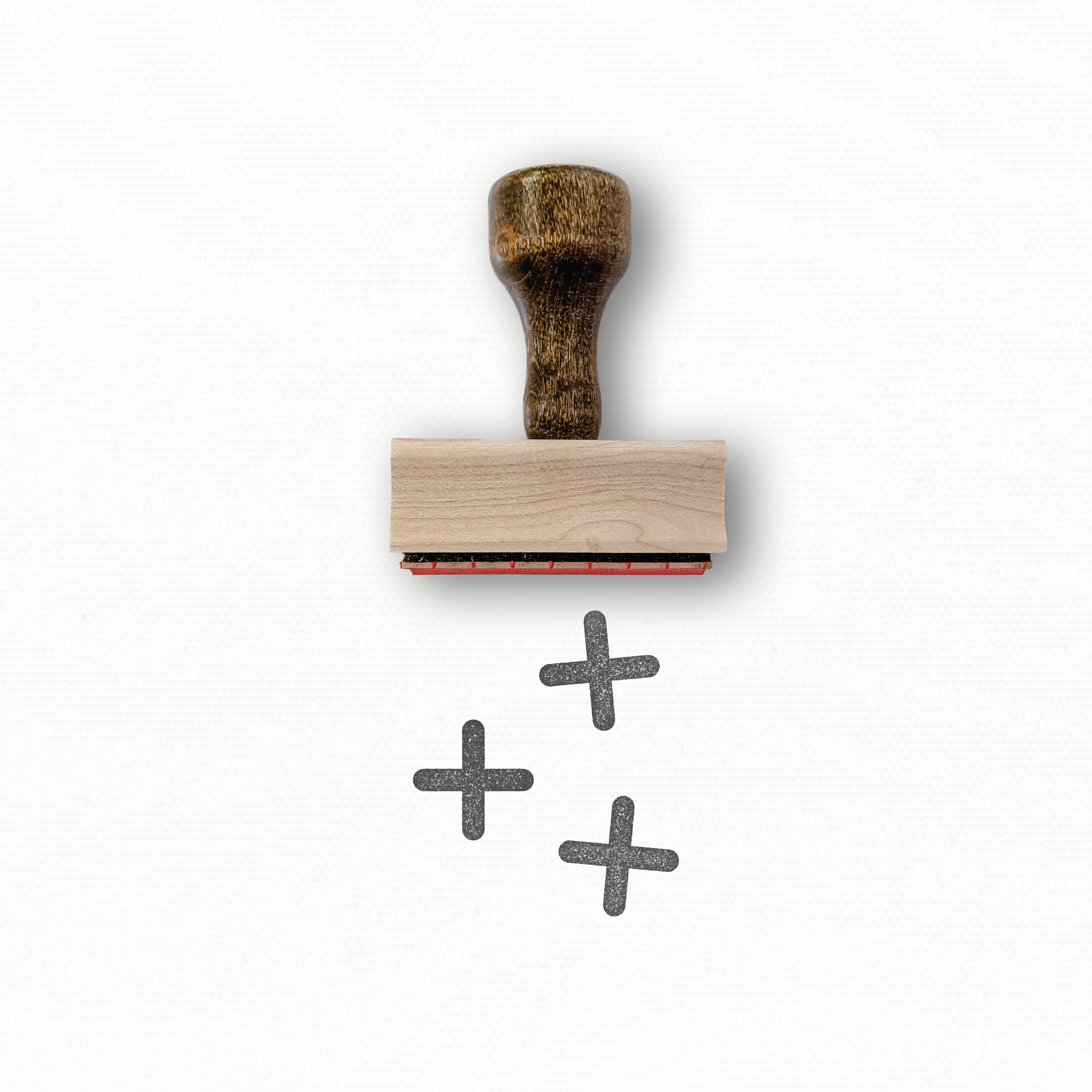 Rubber Stamp - Memphis Style - 3 Crosses Pattern by Modern Maker Stamps