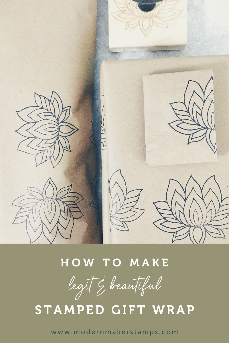 Printable floral gift wrap – makeandtell