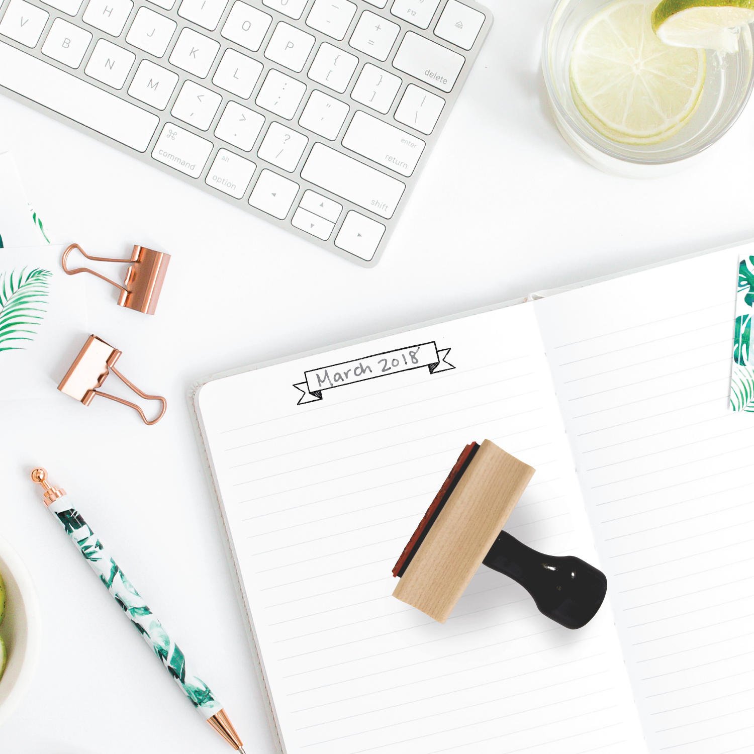 Banner Stamp | Planner Stamps | Bullet Journal Stamps | Bujo Stamp 