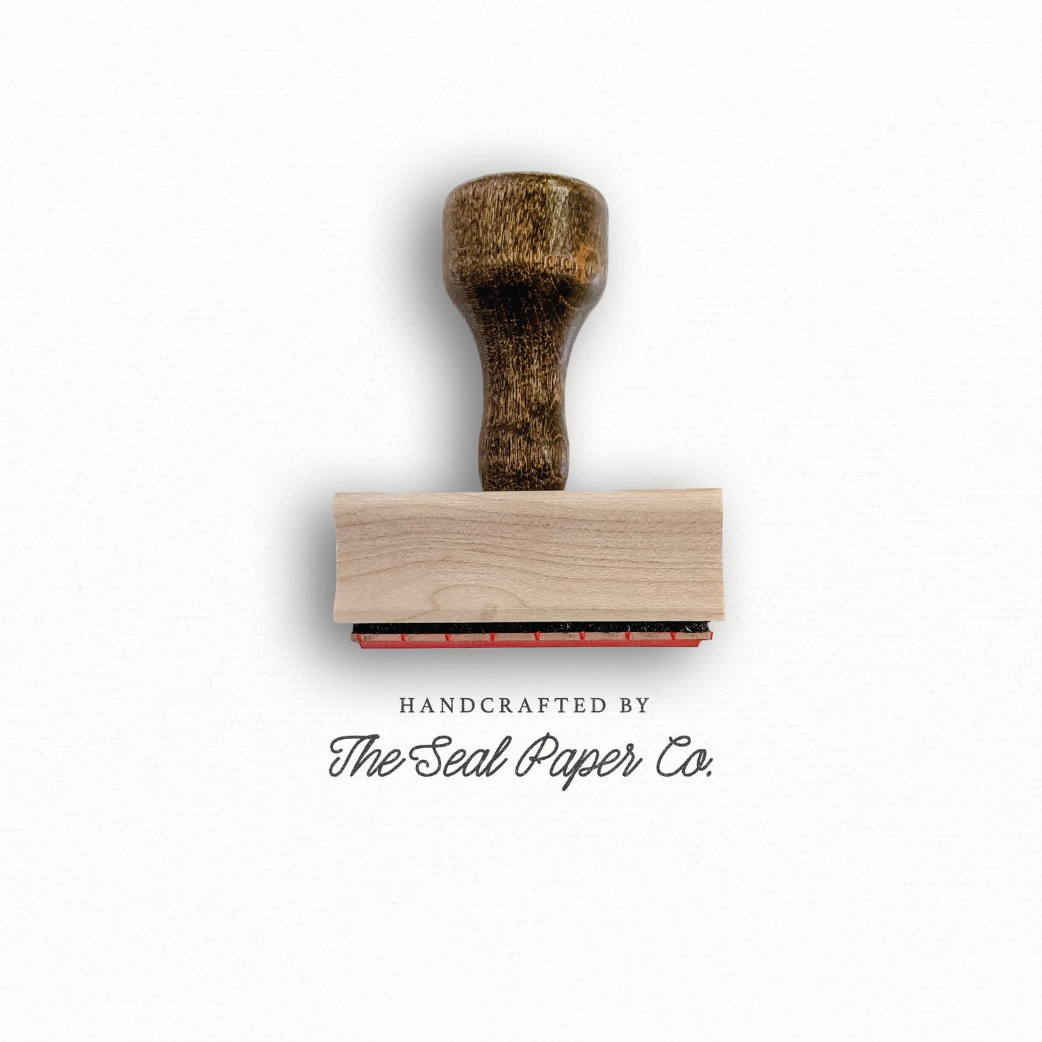 Custom Handcrafted by Stamp, Custom Logo Stamp, Small Business  Packaging Stamp, Ribbon Stamp, Custom Stamp