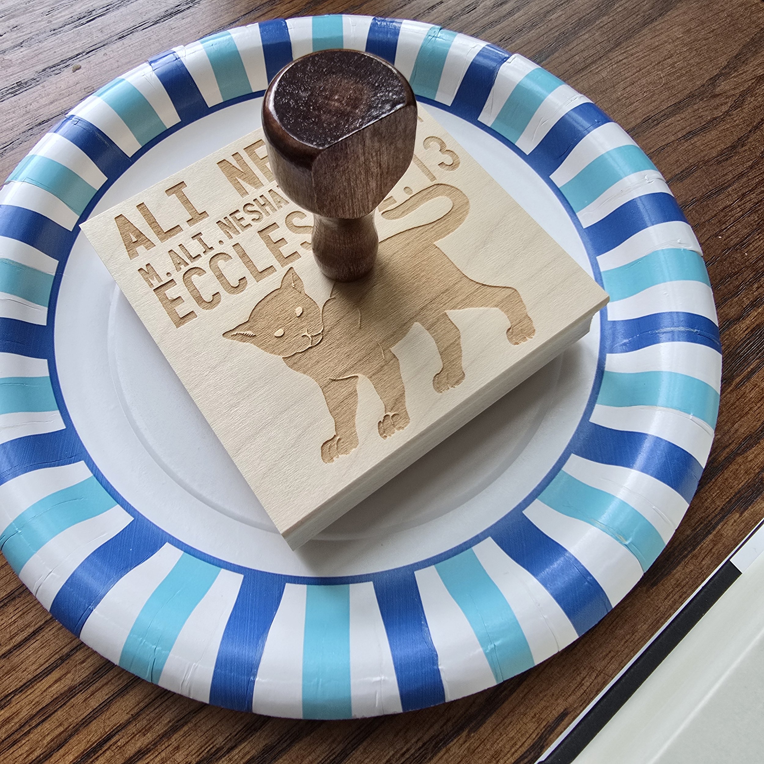 ★★★★★  “Superb quality stamp. I've received so many compliments on it.”    - Ali N  
