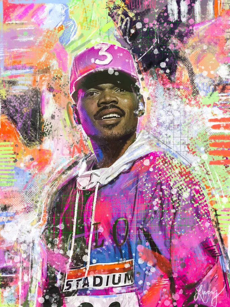 Chance The Rapper Painting
