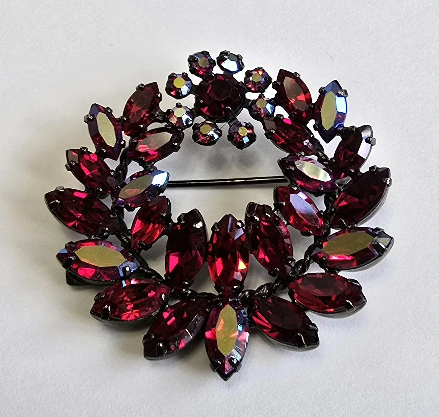 Sherman Siam Red Rhinestone