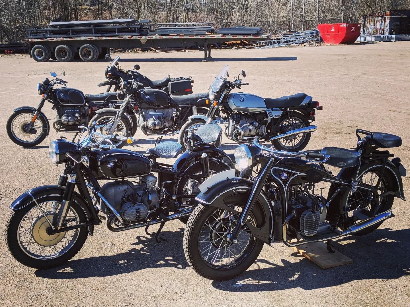 Throwback to a couple of years ago at the old shop. Lots of great bikes in for service at the time.