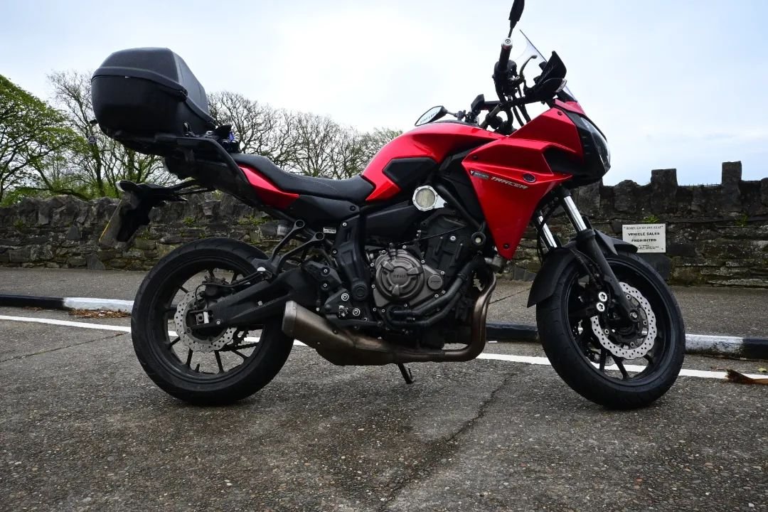 This was our mount for the Isle of Man. Pretty nice little bike. Very light and nimble with lots of power.