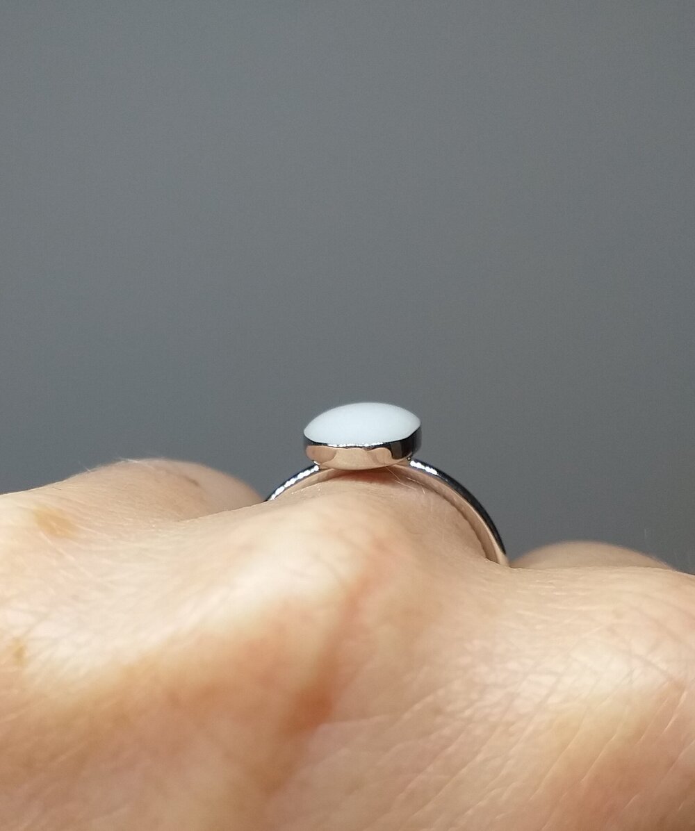 DIY Breastmilk Jewelry Kit - Oval Stacking Ring — Mama Milk Fairy
